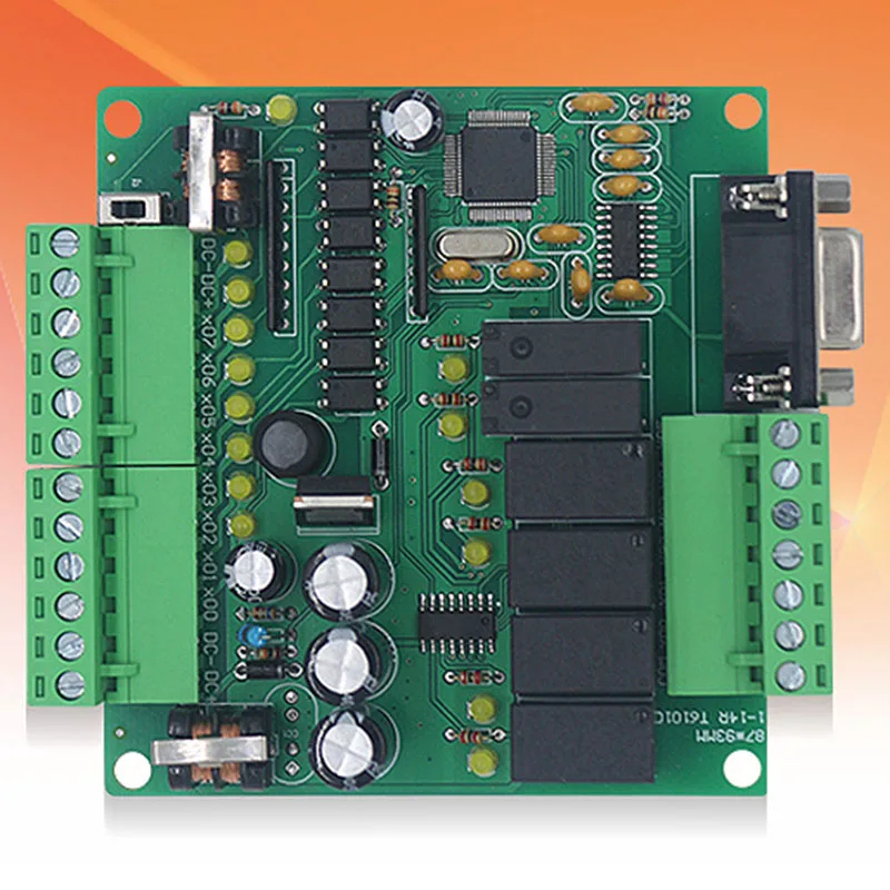DC24V FX1N-14MR промышленная плата управления PLC программируемый логический контроллер Лер релейный выход Реле PLC автоматическое сохранение при отключении питания