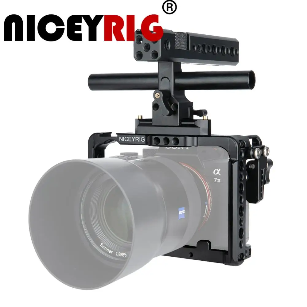 NICEYRIG для SONY A7III/A7MIII/A7II/A7RII/A7RIII/A7SII фотостудия dslr камера клетка зажим кабеля|Клетки