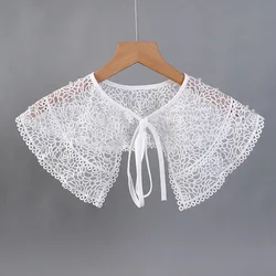 2021 New Female Shirt Lace Fake Collar for Women Cloud Shoulder False Doll Collar Shirt Detachable Collar Necklace Shawl