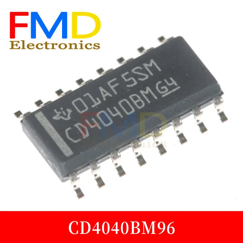 

5 шт./лот новый агент CD4040BM cd40bm96 патч SOP - 16 логический чип двоичного счетчика