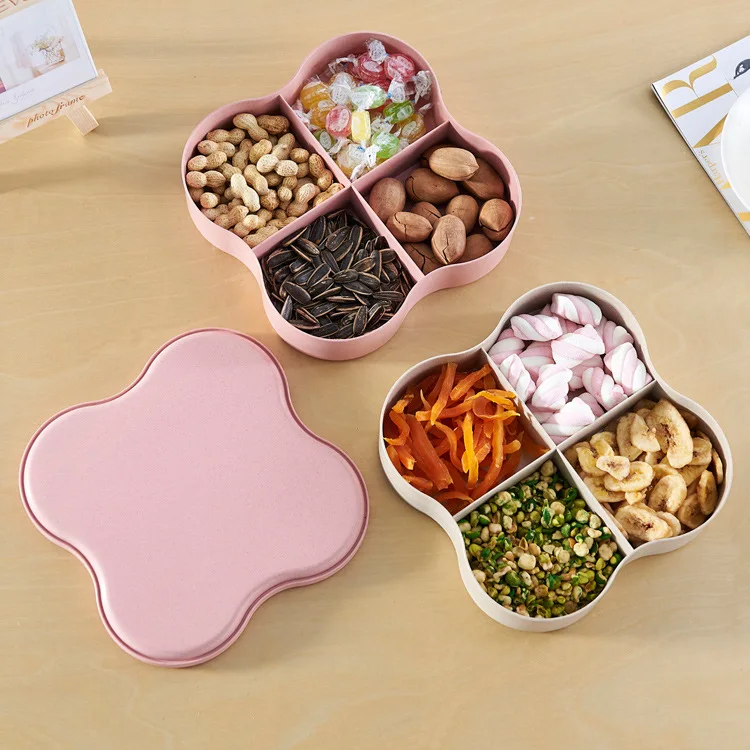 Hot Selling Hot Sales Currently Available Gift Cartoon Cute Rabbit Dumpling Dish Multi Purpose Dried Fruit Tray& Vegetable Frui