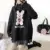 Свитер oversize Осень Зима Harajuku Bunny Вязание корейская мода Y2K Женские свитера Свободный пуловер Готический панк одежда