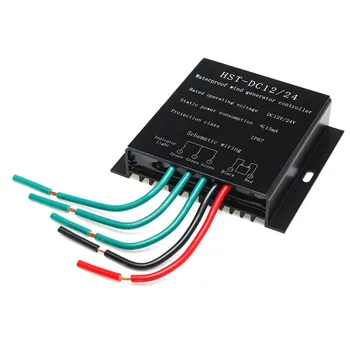 

100W-800W DC 12V/24V Wind Turbines Generator Waterproof Battery Charge Controller Regulator