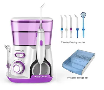 

10 levels 20-120PSI Dental Irrigator Power water Floss, Oral Irrigator Hygiene Water Flosser with nozzles