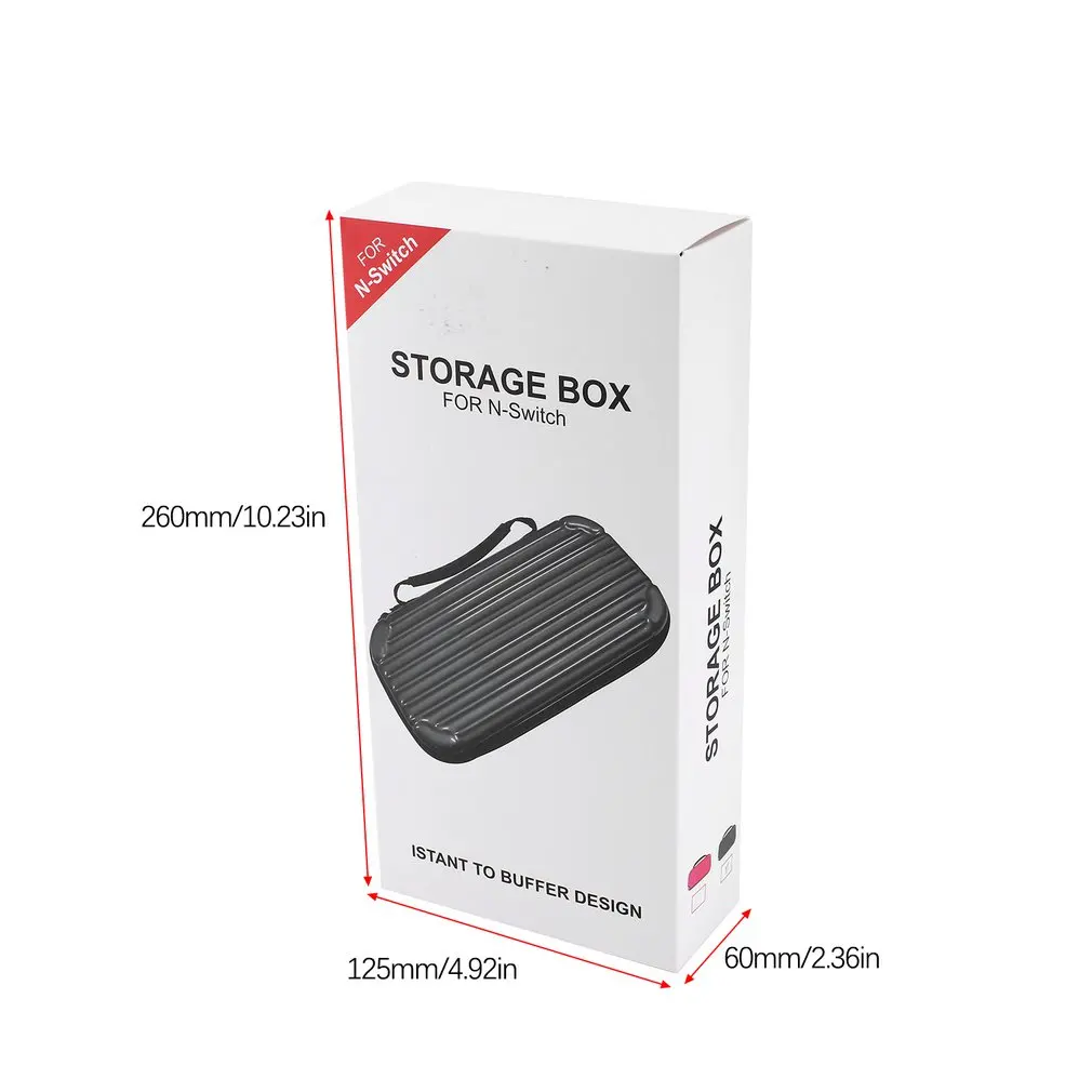 Защитный чехол из АБС-пластика с жесткой подставкой для хранения, водонепроницаемый чехол для переноски в путешествии, чехол-сумка для Nintendo Switch