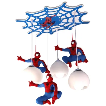 

Creative chandelier in kids room Cartoon kindergarten ceiling lighting boy bedroom eye protection LED room lamp light fixtures