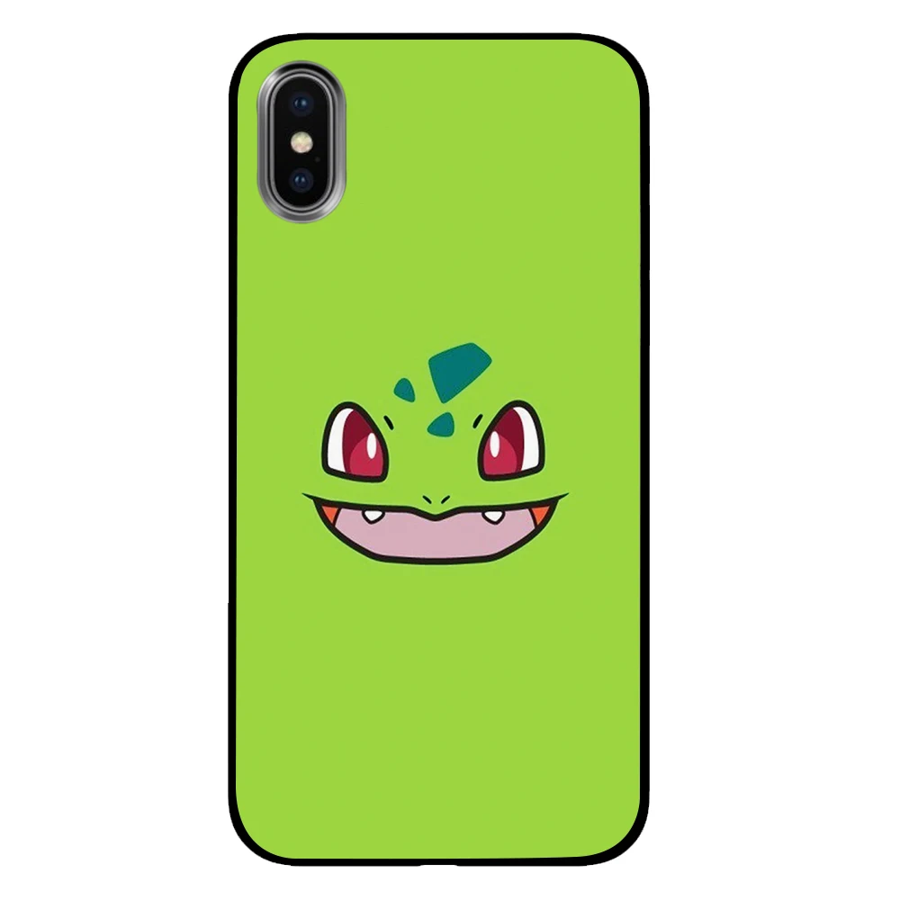 Черный чехол Pikachue японского аниме для iPhone 5 5S 6 6s 7 8 Plus X XS XR 11 Pro Max - Цвет: 10