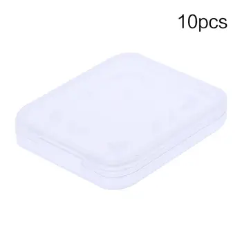 

10Pcs Transparent Standard Case Holder Storage SD SDHC SDXC Memory Card Box