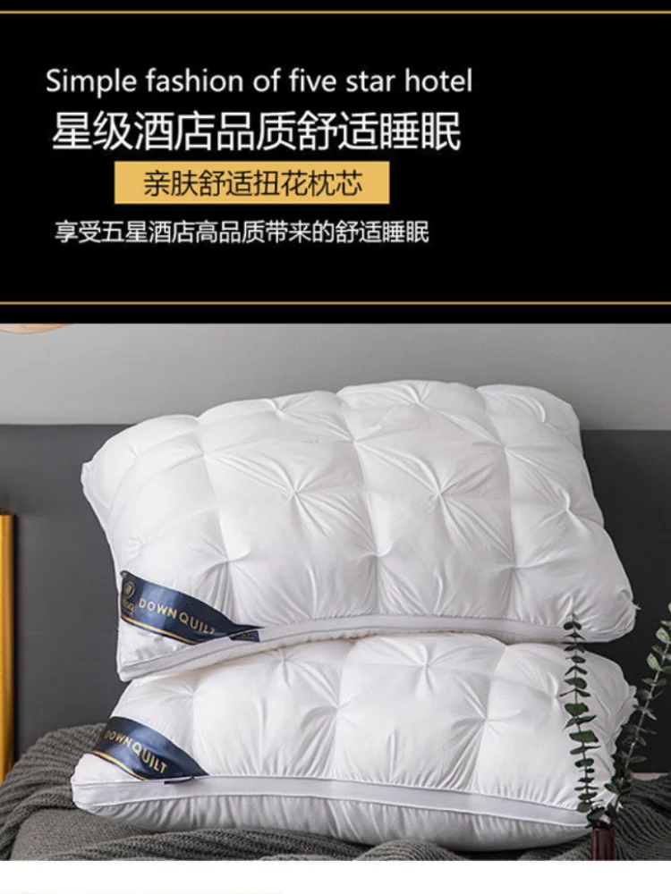 Description Picture 2 of itemHilton 3D Feather Velvet Bread Twist Flower Pillow Soft Elastic Pillow Core Pillow Single Carabiner Craft Pillow Bedding
