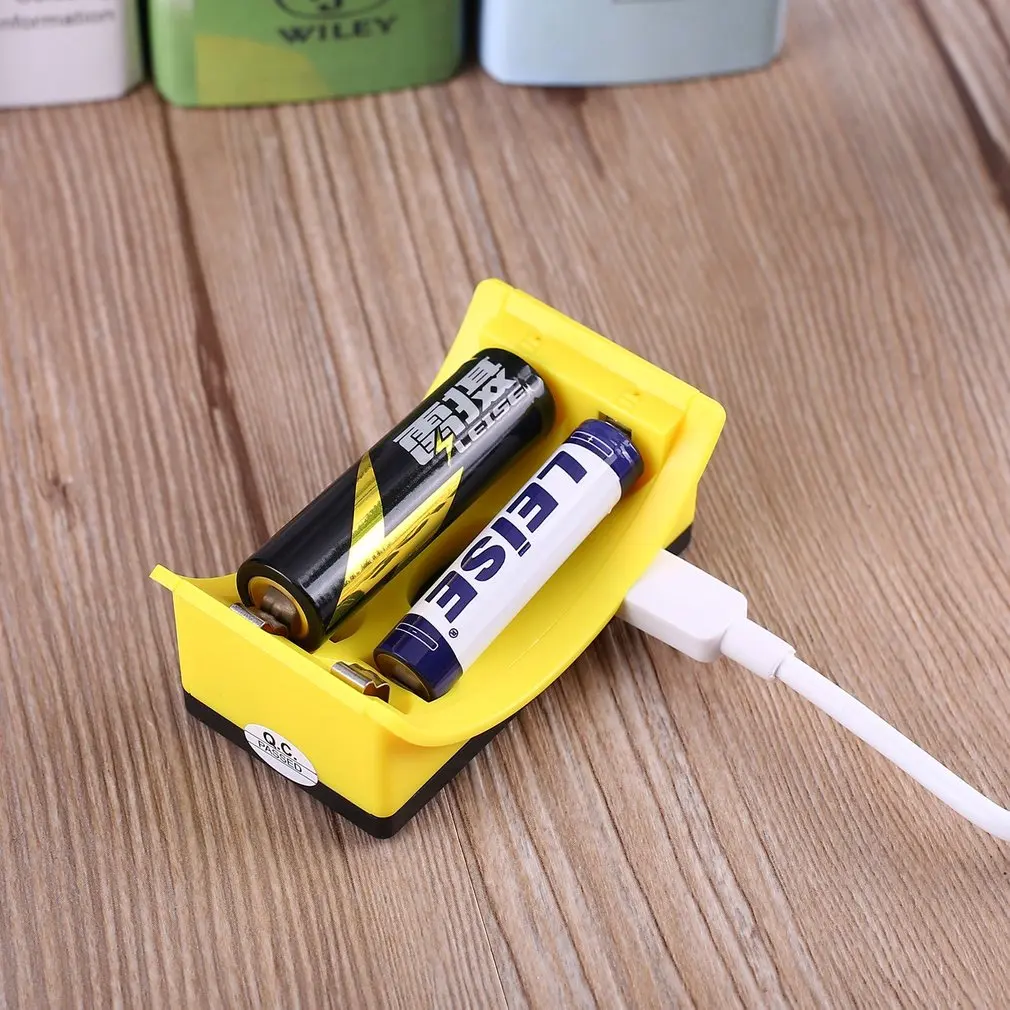 LEISE U2C 2 слота быстрое умное интеллектуальное зарядное устройство+ USB кабель для 1,2 V многофункциональная NiMH аккумуляторная батарея
