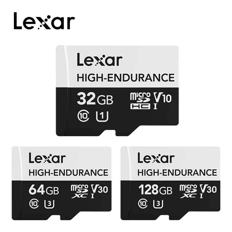 Original Lexar HIGH-ENDURANCE Micro sd card 128gb high capacity 32gb 64gb Memory Card tf card for huawei Phone