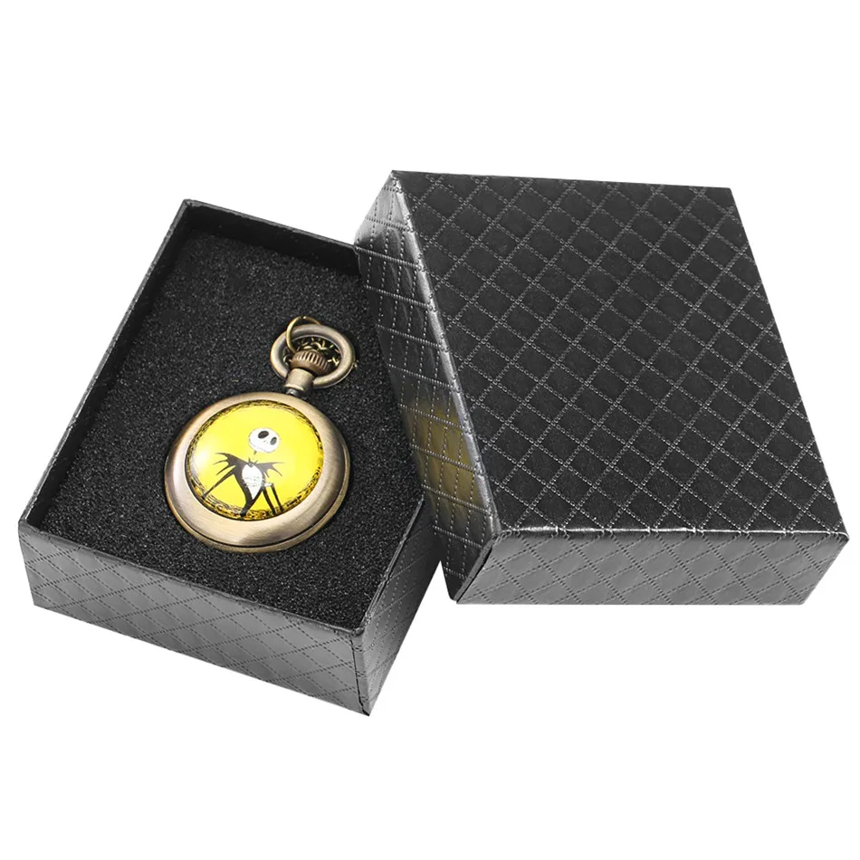 Black Pocket Watch Accessories Boxes Storage Case for Diameter 3cm/5cm Size