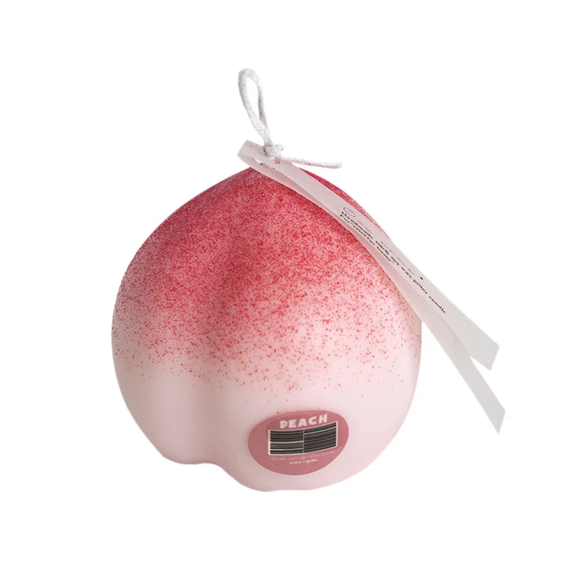 Персиковая креативная свеча ручной работы милая Свадебная розовая в спальню