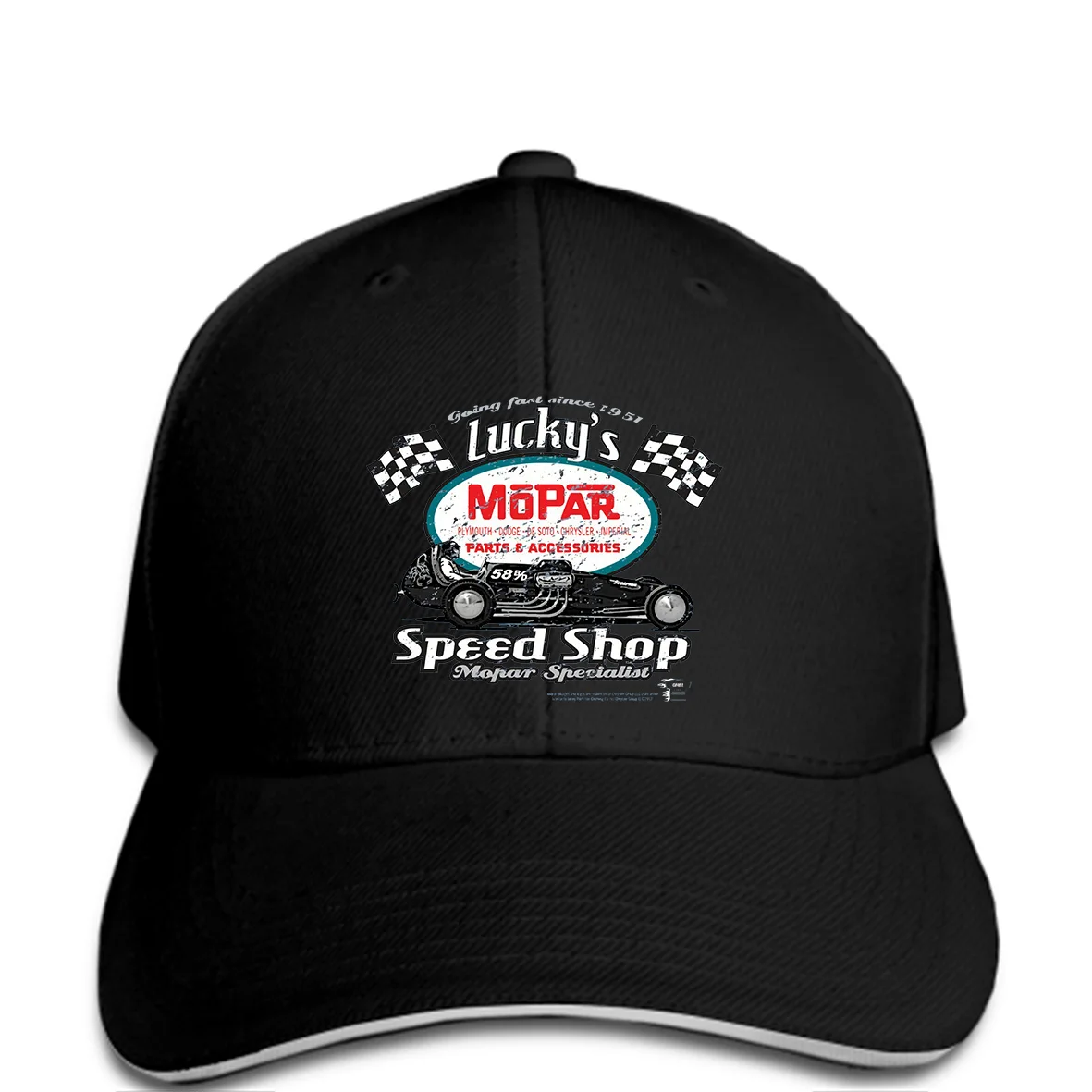 Мужская бейсболка Подробная информация о Luckys Mopar speed Shop винтажная синяя бейсболка забавная шапка Новинка tsnapback wo для мужчин