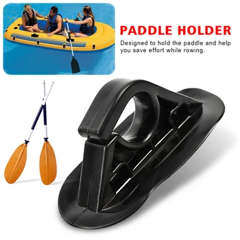 

Outdoor Stand Dinghy Canoes For Kayaks Fishing Boat Accessories Portable Tools Lightweight Hook Buckles Black Keeper Oar Holder
