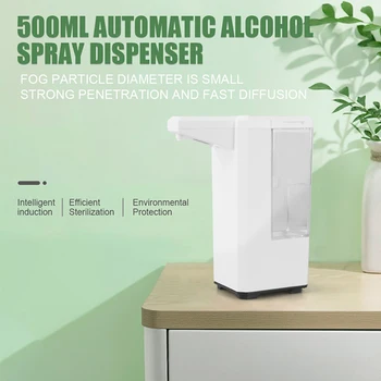

DataRoad 500ML Intelligent Automatic Liquid Soap Dispenser Desktop Induction Spray For Kitchen Bathroom