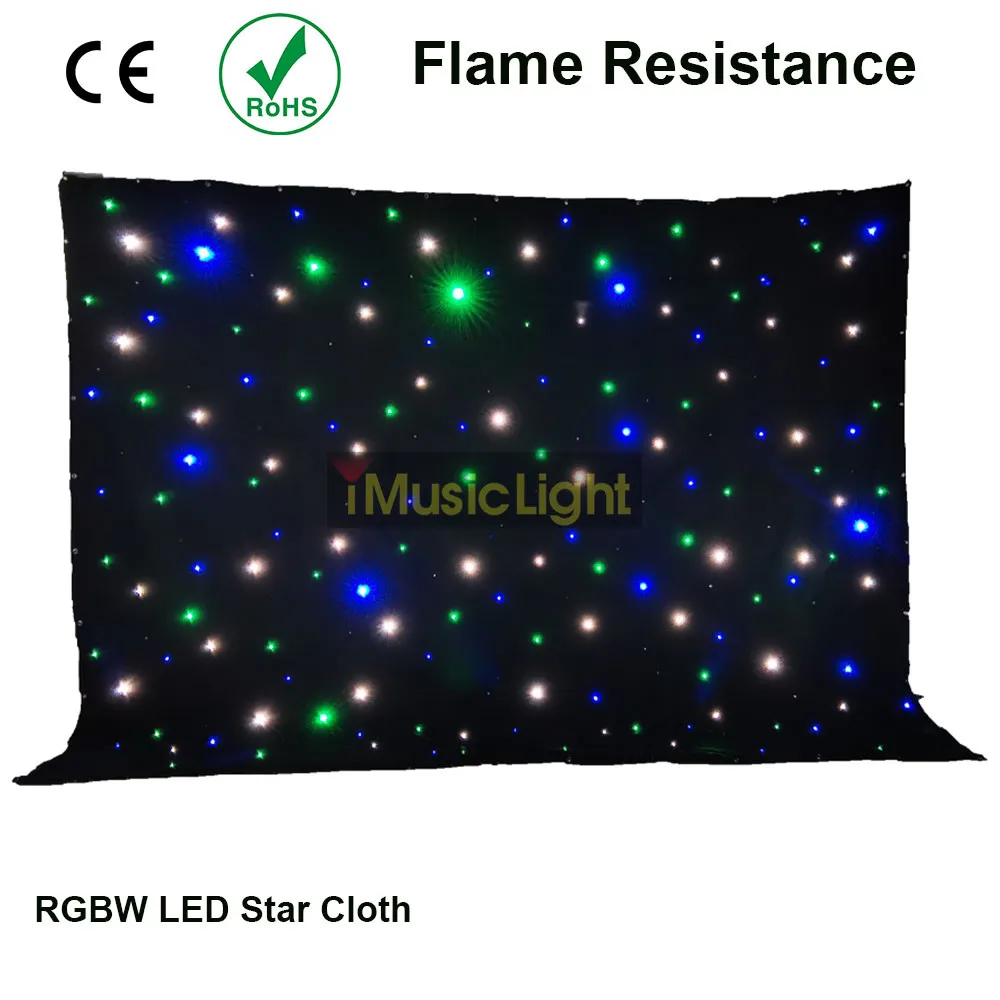3x8Mtr RGBW Starcloth СВЕТОДИОДНЫЙ матричный светодиодный контроллер Twinking Cloth