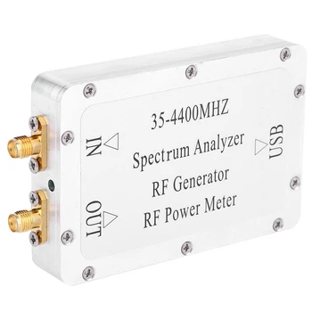 

PLZ35-4400MHz Spectrum Analyzer with Aluminum Alloy Shell Signal Source Power Meter with USB Interface