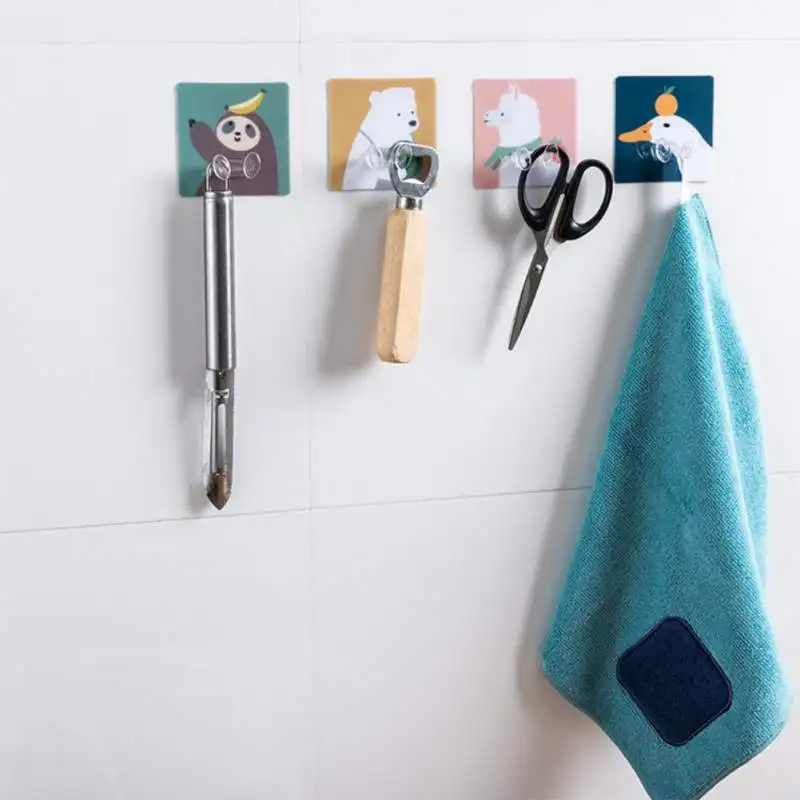 

Hanging Wall Storage Hook Power Strong Sticky Plug Socket Holder Home Wall Adhesive Hanger Razor Wall Key Holder For Bathroom