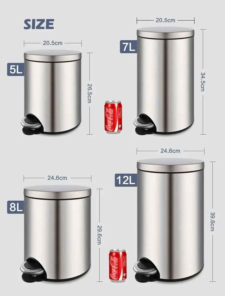Cocina Reciclaje Pattumiera Raccolta Differenziata держатель мусора De Pedal Cubo Basura мусорная корзина Recycle Lixeira мусорная корзина