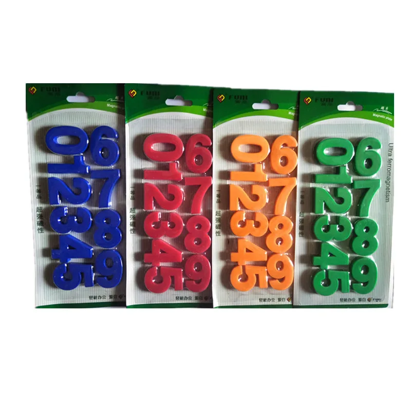 

Magnetic Thumbtack Number Shape 4 Colors Options Black Board Ferrite Permanent Magnet For School Office And Home Use 10pcs