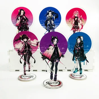

Anime Demon Slayer Kimetsu No Yaiba Figure Kamado Tanjirou Kamado Nezuko Kochou Acrylic Stand Figure Kids Toys