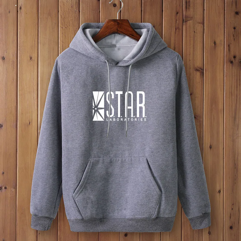 dark grey-W STAR Labs черные женские толстовки с капюшоном Женская толстовка флэш Готэм Сити комиксы Супермен сериал Толстовка - Цвет: dark grey-W