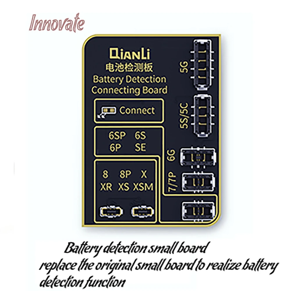 Qianli icopy original color repair data line detection headset detection battery detection panel, suitable for iPhone 5 - 11