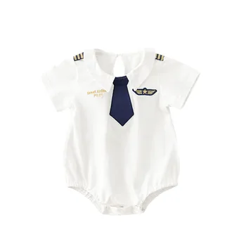 

Baby Boys Bodysuits Clothes Fashion Sailor Style Newborn Bebes Body Suits Summer Short Sleeve Infant Kids Jumpsuit Outfit Cotton