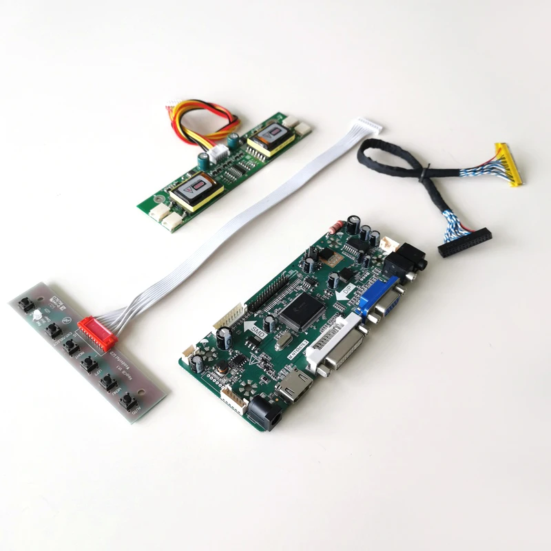 Для M170E2-01/02 VGA HDMI DVI 1" 1280*1024 ЖК-монитор ПК панель CCFL LVDS 30Pin M. NT68676 экран контроллер привода DIY kit