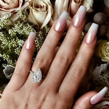 

500PCS White Clear Tips Transparent Half Cover Fake Nail DIY French Set Gel Art UV Artificial Design Acrylic Tool Manicure T4K8