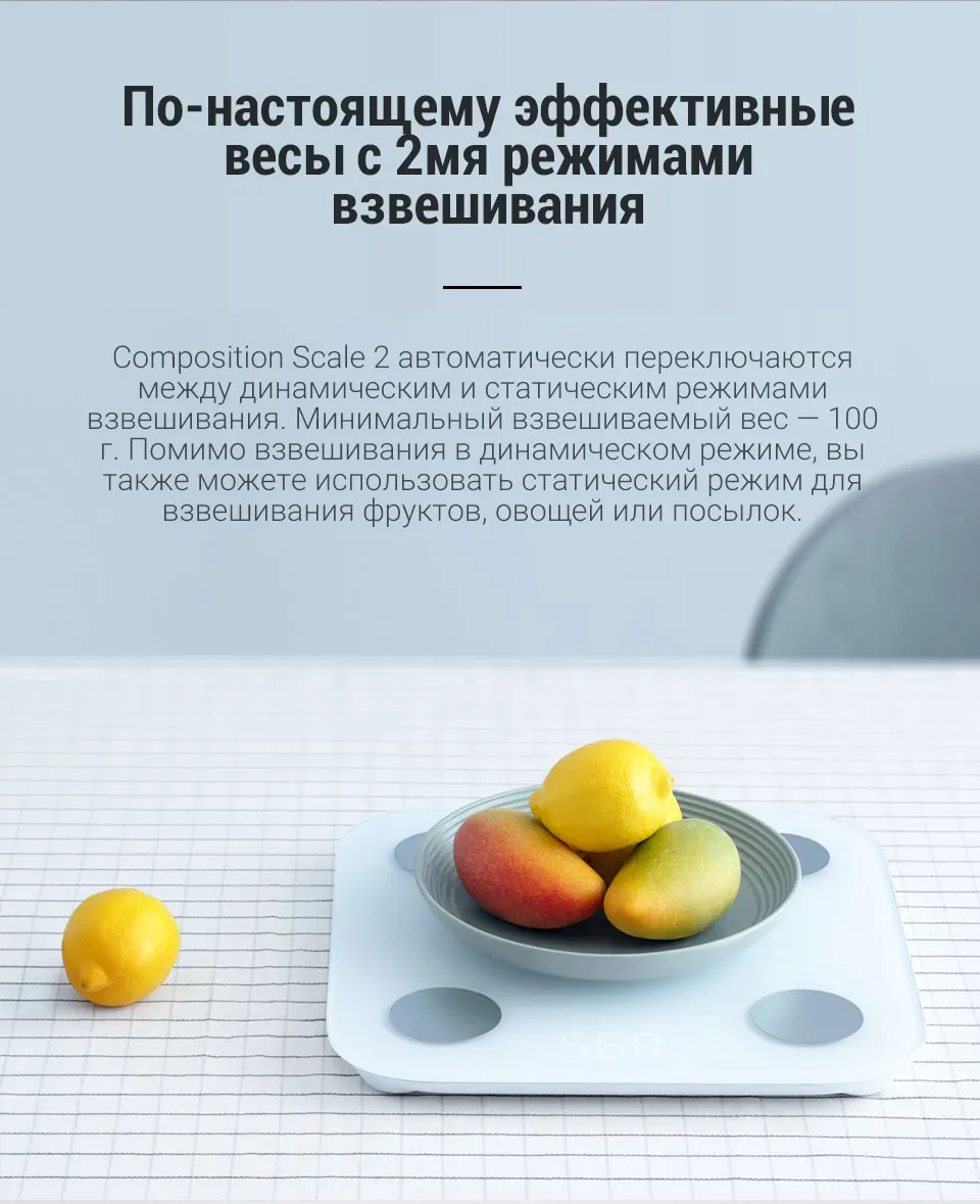 Xiaomi Умные весы Mi Body Composition Scale 2 Электронные весы с ...