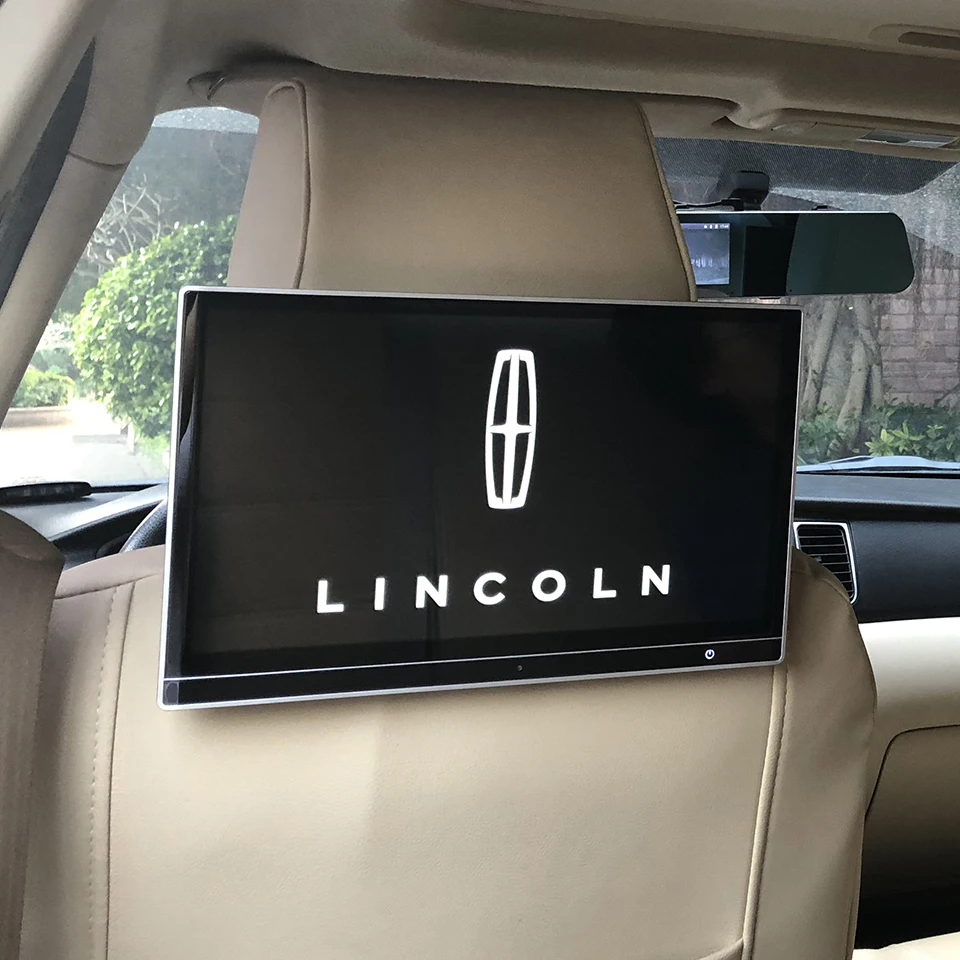 2PCS 12.5 Inch Car TV 12V Screen Android 7.1 Head Rest Monitor For