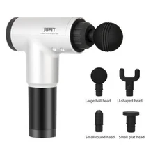 Массажер для мышц JUFIT, массажер для массажа и релаксации, массажер для глубоких тканей, спортивный массажный аппарат для расслабления тела, для похудения, 4 головки