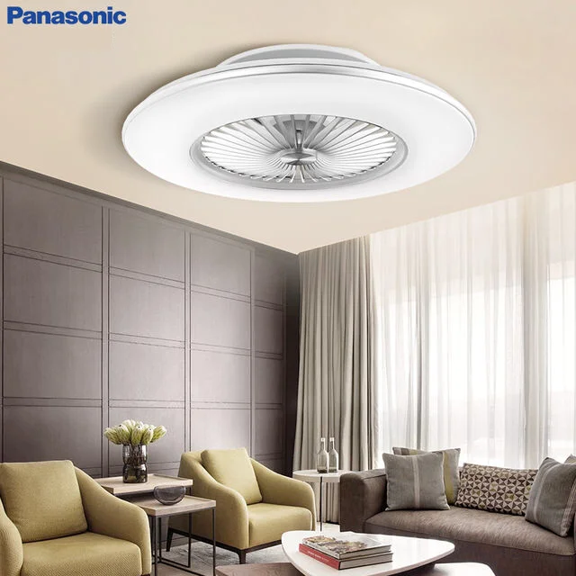 Panasonic светодиодный потолочный вентилятор светильник с дистанционным управлением, большой размер, 23 дюйма, для спальни, гостиной, вентилятор