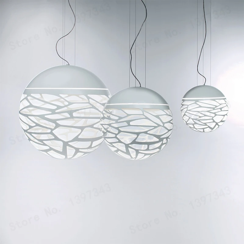 GZMJ полый современный подвесной светильник белый светодиодный новинка пазлы для