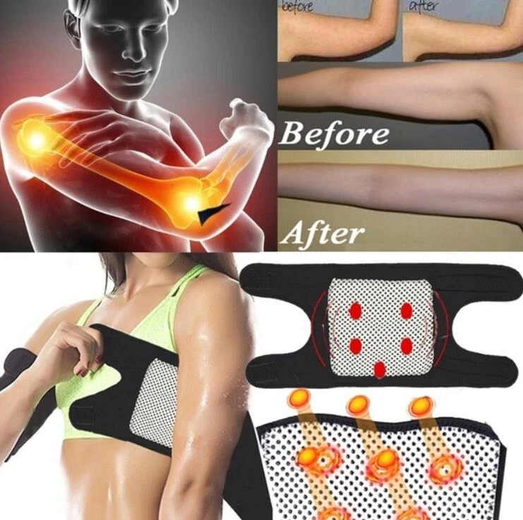 Magnetic Therapy Self Heating Arm Elbow Brace Support Belt Tourmaline Pain Relief Slimming Weight Loss Strap Bandage Arm Care Braces Supports Aliexpress