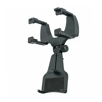 

Universal Car Rearview Mirror Mount Phone Holder Stand Cradle For Cell Phone GPS Adjustable Telescopic