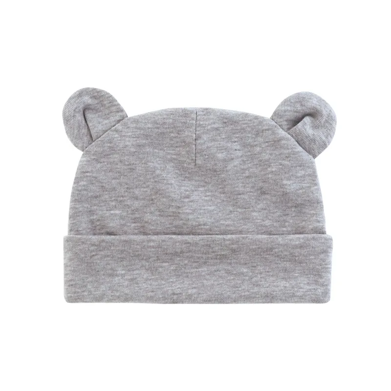teething toys for babies 1 PCS 15.5*12.5 CM Lovely Knitted Cotton Cartoon Ears Infant Hat Comfortable Warm Baby Caps Kids Bonnet Birthday Gifts 18 Colors accessoriesbaby eating  Baby Accessories