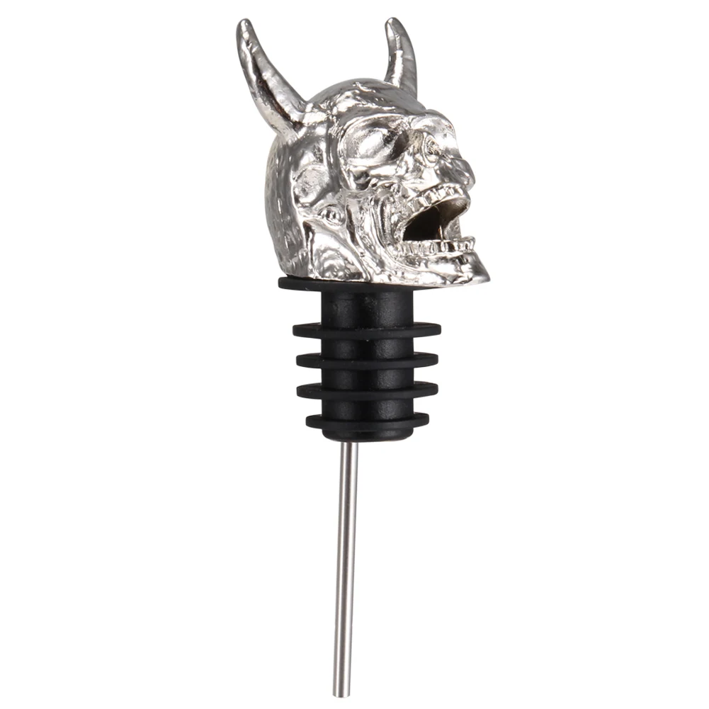 skeleton Горячее вино аэратор Pourer Китайский Знак зодиака графин Носик Бутылка пробка воздушный диффузор NDS - Цвет: skeleton