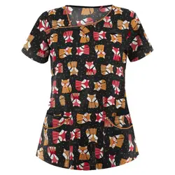 Universal Women Tops Decorative Comfortable V-type Collar Women T-shirt  Women Shirt    Tops