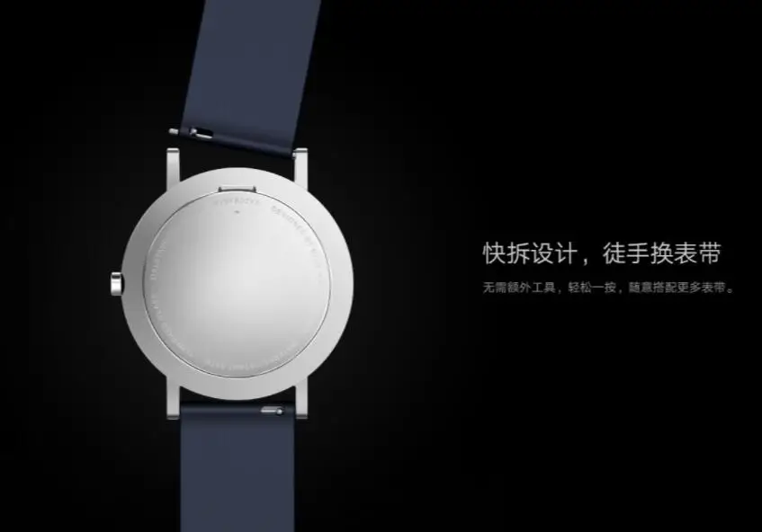 Чехол из нержавеющей стали с кожаным ремешком для Xiaomi Mijia Quartz Classic Edition