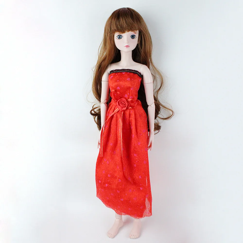 60 см кукольная одежда BJD/SD Свадебный костюм платье DIY юбка 3 точки BJD Кукольное платье 1/3 кукольные аксессуары Игрушки для девочек куклы - Цвет: Only clothes H