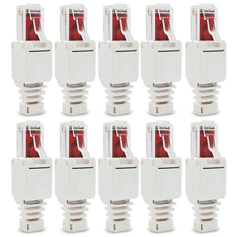 12 X Network Plug Tool-Free RJ45 CAT6 LAN UTP Cable Without Tools CAT5 CAT7 Installation Patch Tool | Обустройство дома