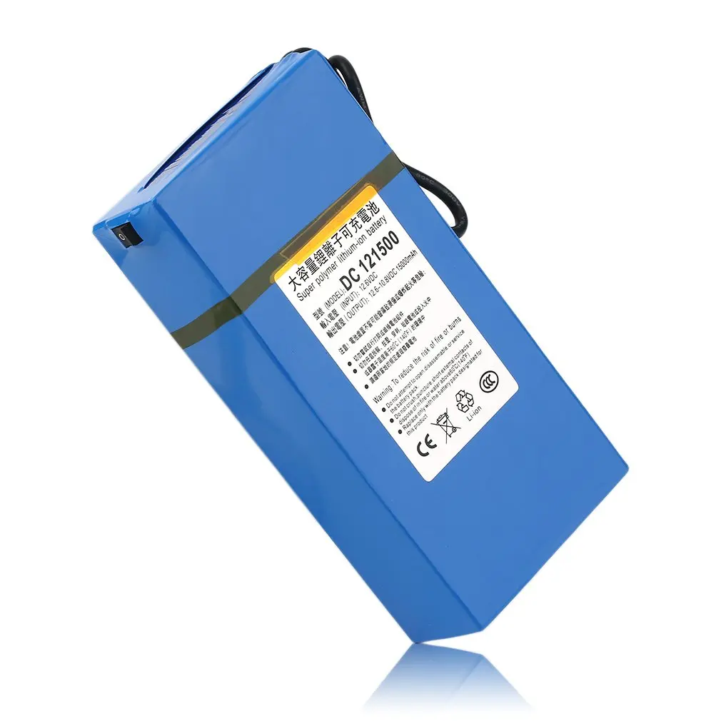 DC12V супер емкость 15000MAH мощный литий-ионный аккумулятор резервный литий-ионный аккумулятор для камеры видеонаблюдения беспроводной передатчик