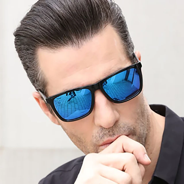 Gafas De Sol con lentes espejo para hombre mujer, lentes De Sol De diseñador De marca, para conducir, UV400 _ - AliExpress Mobile