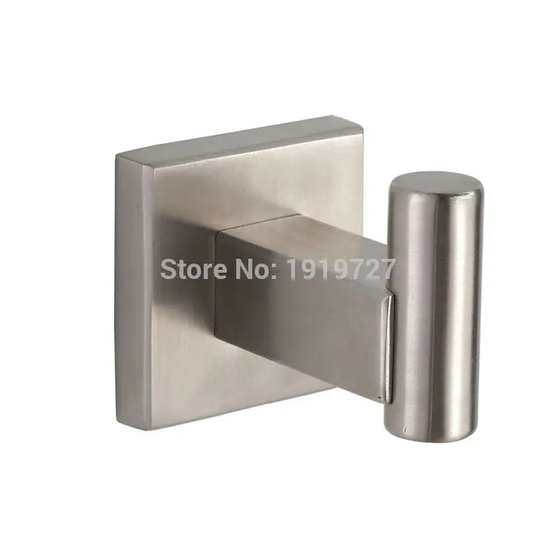 

Vidric 2016 6 Pcs/Set Wall Clothes Hook Rack Towel Coat Robe Hanger Hook Bathroom Accessories Gloss Or Stain Stainless Steel Wa