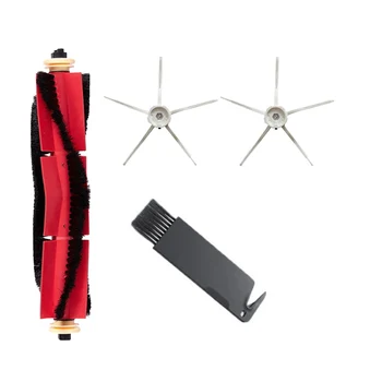 

Roborock Spare Kit for Xiaomi Roborock S50 S55: 1 Main Brush, 2 White Side Brushes