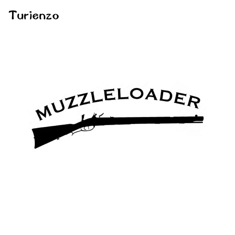 Turienzo 17.7cm*6.3cm Creative Fashion Personality Muzzleloader Vinyl Gun Body Decal Sticker CT-1318 | Автомобили и мотоциклы