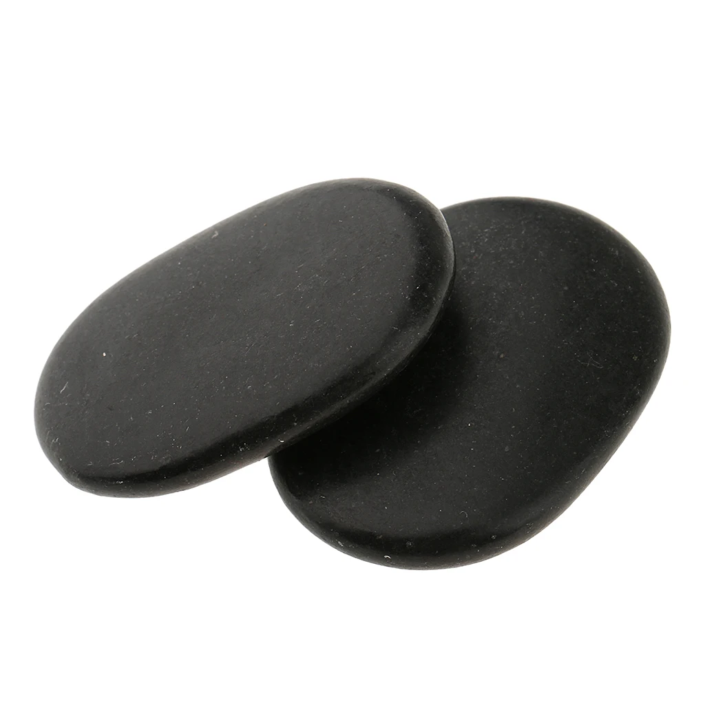 New 10pcs / lot Hot Spa Rock Basalt Stone Massage Stones Massage Lava Natural Stone Set 4*3cm